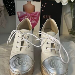 Gucci Double G Logo Calfskin